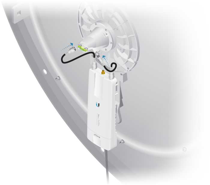 Antena Parabólica Ubiquiti airFiber X 5G34-S45, 5GHz, 34dBi, Slant 45 - exteriores, montaje en poste