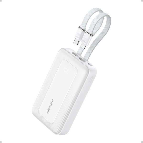CARGADOR PORTÁTIL ANKER A1680H21 10000 MAH USB-C 30W CABLES INTEGRADOS