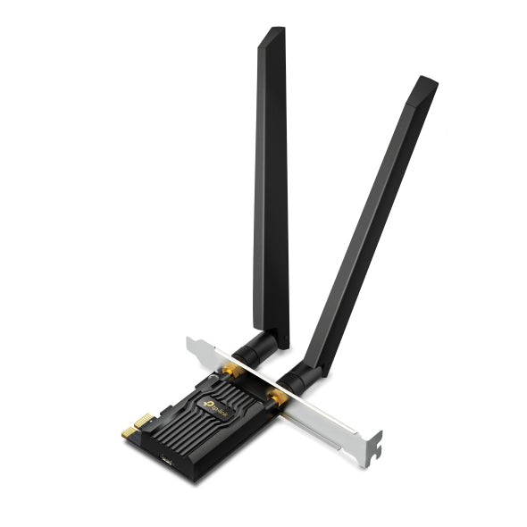 TP-LINK ARCHER TXE72E – ADAPTADOR DE RED PCIE • WI-FI 6E TRI-BAND • VELOCIDAD HASTA 2.4 GBPS • BLUETOOTH 5.2 INTEGRADO