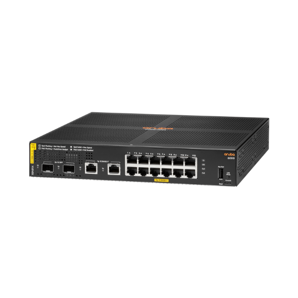 SWITCH ARUBA GIGABIT ETHERNET 24 PUERTOS POE+ 10/100/1000 MBIT/S 4 SFP+ 370 W ADMINISTRABLE 128 GBIT/S 65536 ENTRADAS