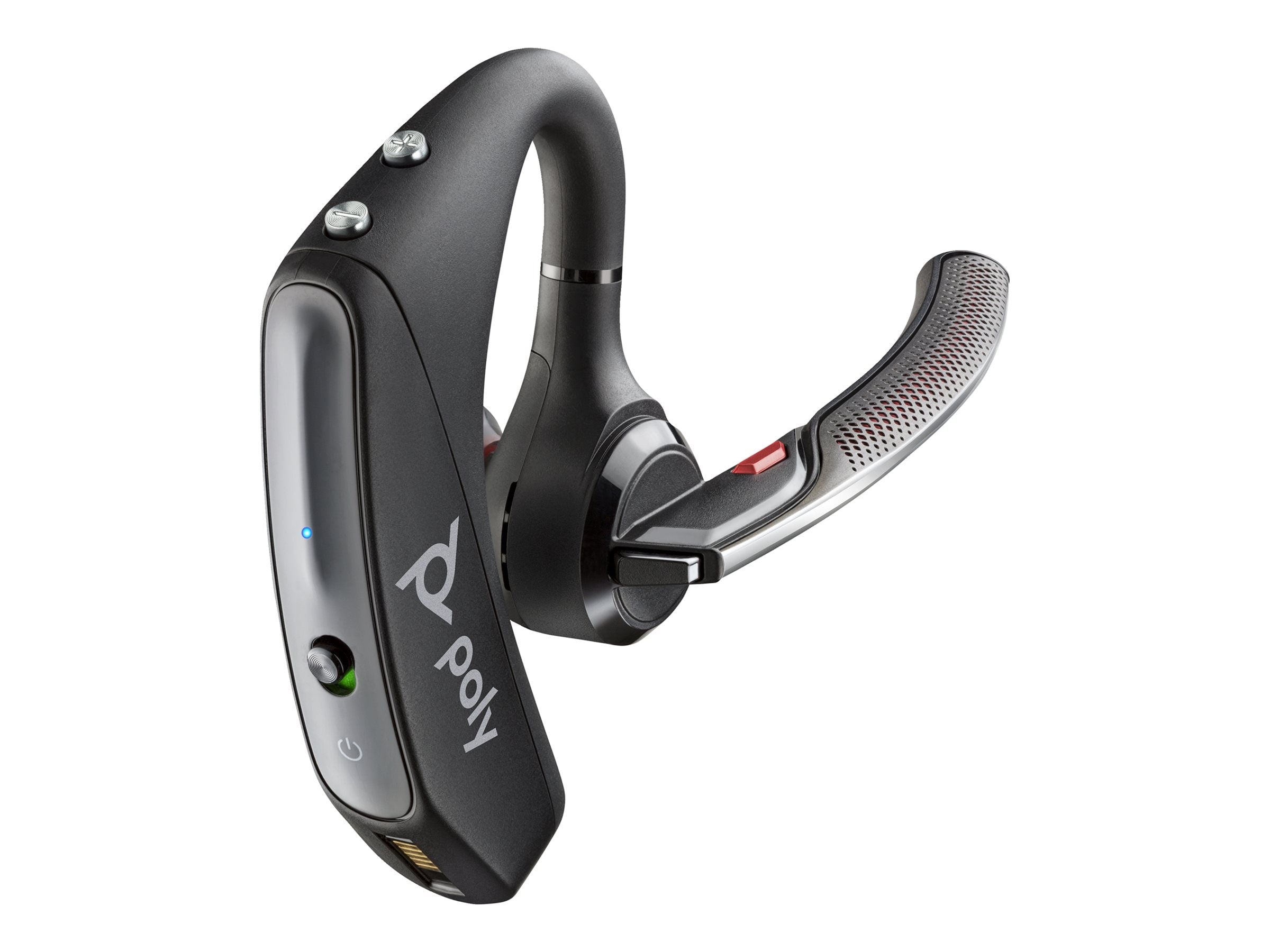 AURICULAR POLY VOYAGER 5200 CON CABLE/INALÁMBRICO SOBRE LA OREJA, AURICULAR MONO - NEGRO - BLUETOOTH - 32OHM - 100HZ A 20KHZ - OMNIDIRECCIONAL - USB TIPO A