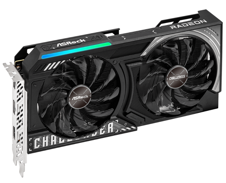 TARJETA DE VIDEO ASROCK VGA 8G AR RX9060XT CHALL GDDR6