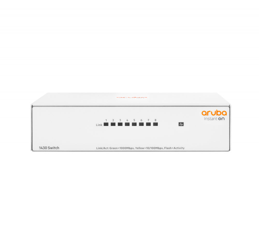 SWITCH ARUBA GIGABIT ETHERNET INSTANT ON 1430 24G, 24 PUERTOS 10/100/1000MBPS, 48 GBIT/S, 16.384 ENTRADAS - NO ADMINISTRABLE