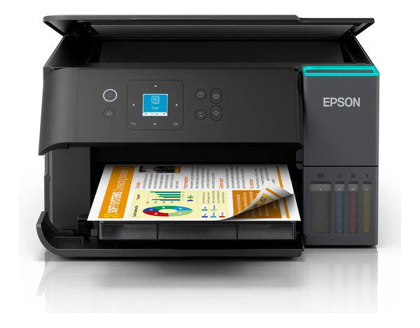 Epson EcoTank L4360 C11CL41301 – Impresora multifuncional a color (imprime, copia, escanea), inyección de tinta Heat‑Free 4 colores, dúplex automático, 5.760 × 1.440 dpi, Wi‑Fi, Wi‑Fi Direct, USB