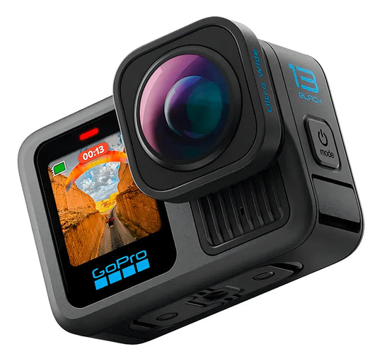 GOPRO HERO13 BLACK ULTRA WIDE (CHDRB-133-RW) — CÁMARA DE ACCIÓN 5.3K / 27MP ULTRA HD, SENSOR CMOS 1/1.9″, WIFI & BLUETOOTH, VÍDEO DEPORTIVO PROFESIONAL