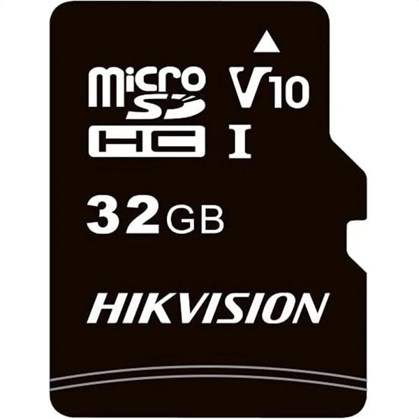 TARJETA MICROSDHC HIKVISION 32GB CON ADAPTADOR SD – CLASE 10, UHS-I, LECTURA 92MB/S, ESCRITURA 20MB/S, RESISTENTE A GOLPES Y RAYOS X