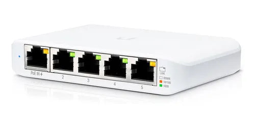 SWITCH UBIQUITI USW FLEX MINI, 4 GBE Y 1 ENTRADA GBE POE, L2