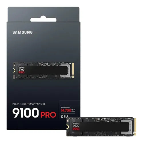 Unidad SSD Samsung 9100 PRO 2TB, M.2 2280, PCIe 5.0 x4, NVMe 2.0