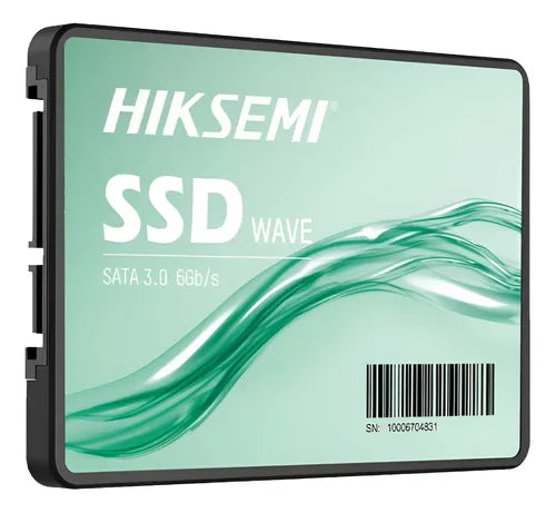 SSD HIKSEMI WAVE S 512GB – 2.5” SATA III, 530MB/S LECTURA, 450MB/S ESCRITURA, 3D NAND, 170TBW, MTBF 1.5M HORAS, IDEAL PARA PC Y LAPTOPS