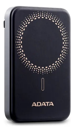 CARGADOR PORTÁTIL ADATA POWER BANK R050 5000MAH CON CARGA INALÁMBRICA, COMPACTO, LIGERO Y COLOR NEGRO IDEAL PARA VIAJES, OFICINA, GAMING Y DISPOSITIVOS MÓVILES