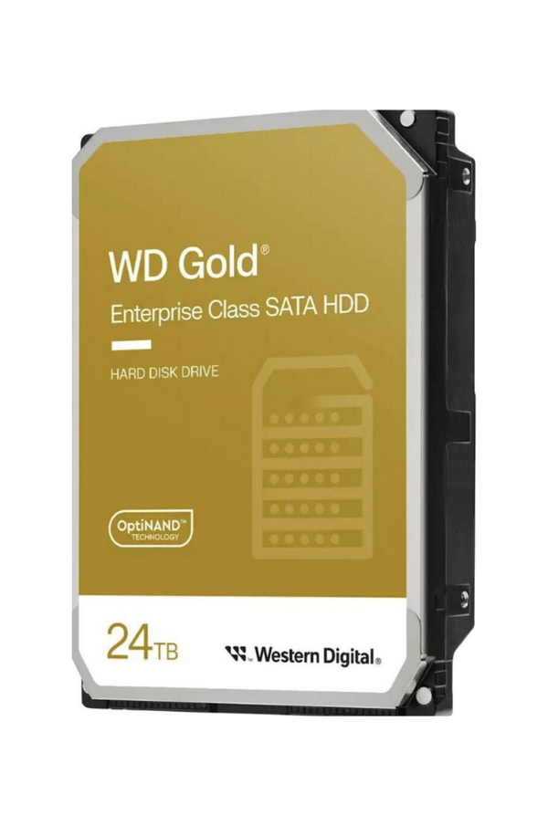 Western Digital Disco Duro WD Gold WD241KRYZ - 3.5" Interno - 24TB - SATA (SATA/600) - 7200rpm - 512e Format