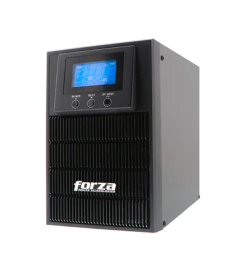 UPS Forza FDC-1002T  1000VA/900W  Doble Conversión en Línea  Onda Senoidal Pura  5 Tomas CEI 23‑50  Pantalla LCD  USB + RS‑232 + SNMP  Protección para Equipos Críticos
