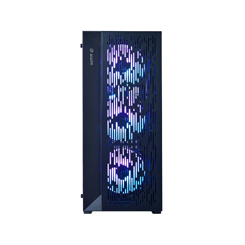 CASE ATX FOXTROT 01, Case sin Fuente, 2xUSB 2.0, 1xUSB 3.0, Audio HD, 4x12CM LED ARGB COOLER, VT lateral, Medidas: 410 x 210 x 450 mm, 2x3.5HDD, 2x2.5SDD interno