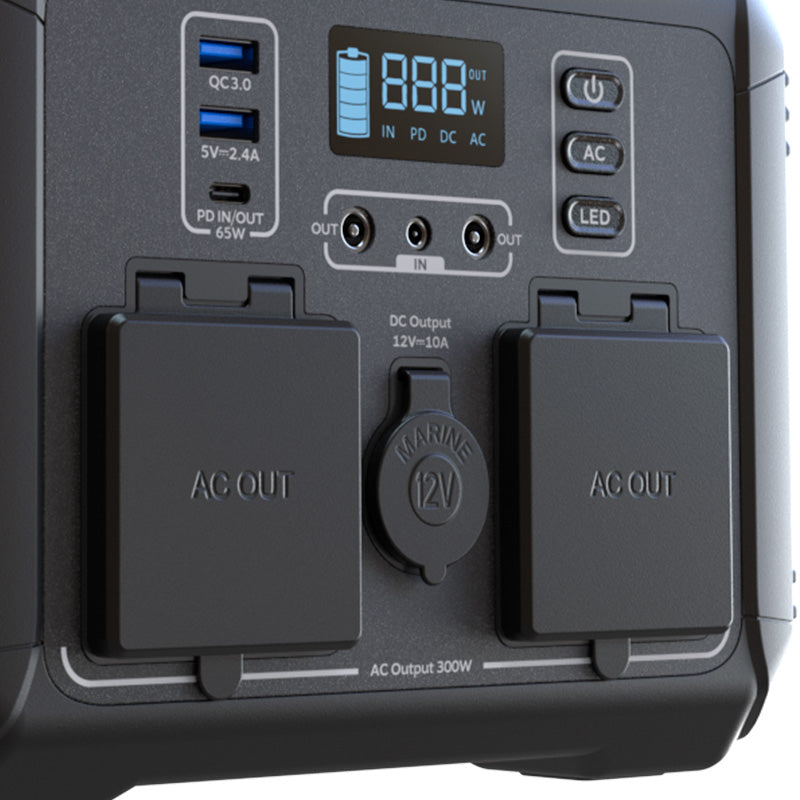 FORZA TITAN SERIES - BATTERY BACKUP - 300 WATT - AC 220 V - LMFP POWER STATION