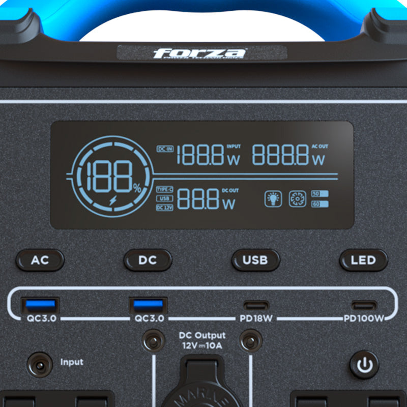 FORZA TITAN SERIES - BATTERY BACKUP - 700 WATT - AC 220 V - LMFP POWER STATION