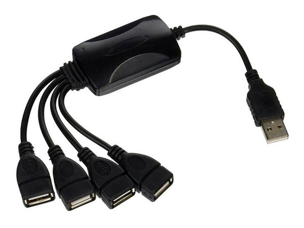 XTECH XTC-320 – CONCENTRADOR USB 2.0 DE 4 PUERTOS • DISEÑO COMPACTO Y LIGERO • PLUG & PLAY