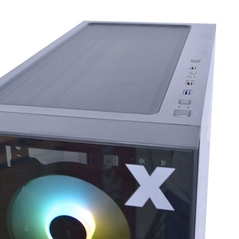 CASE E-ATX IFORGAME X3, Case sin Fuente, 2xUSB 2.0, 1xUSB 3.0, Audio HD, 4x12CM LED ARGB COOLER, VT frontal y lateral, Medidas: 460 x 225 x 490mm, 2x3.5HDD, 2x2.5SDD interno