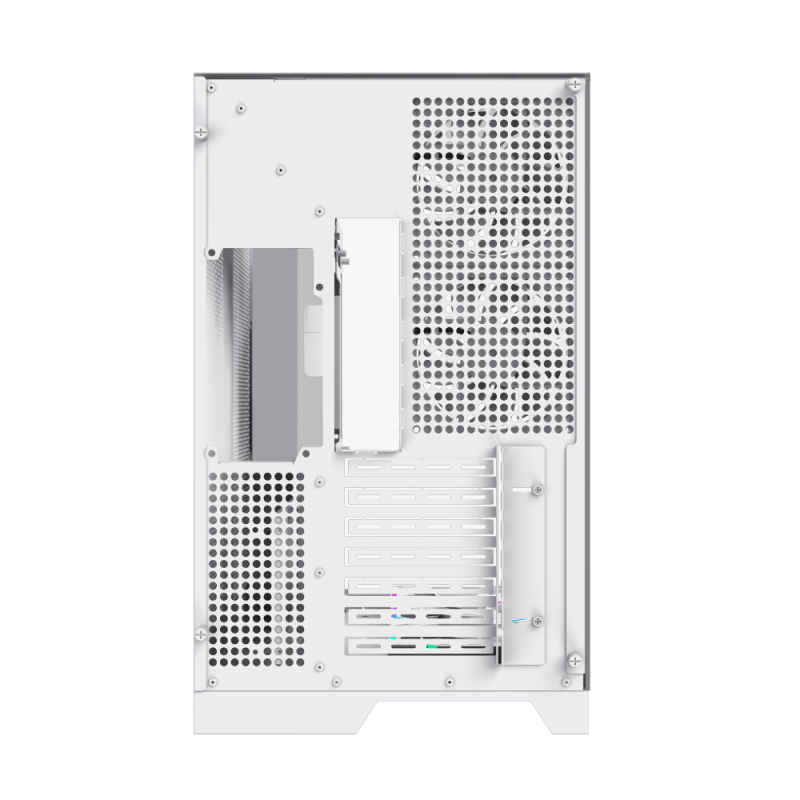 CASE ATX INFINITY PRO WT, 1xUSB 3.0, USB TYPE C, CHASIS VIDRIO TEMPLADO SUPERIOR, LATERAL Y FRONTAL. Medidas: 418 x 272 x 454mm, 1x3.5HDD, 3x3.5SDD interno, Color: Blanco