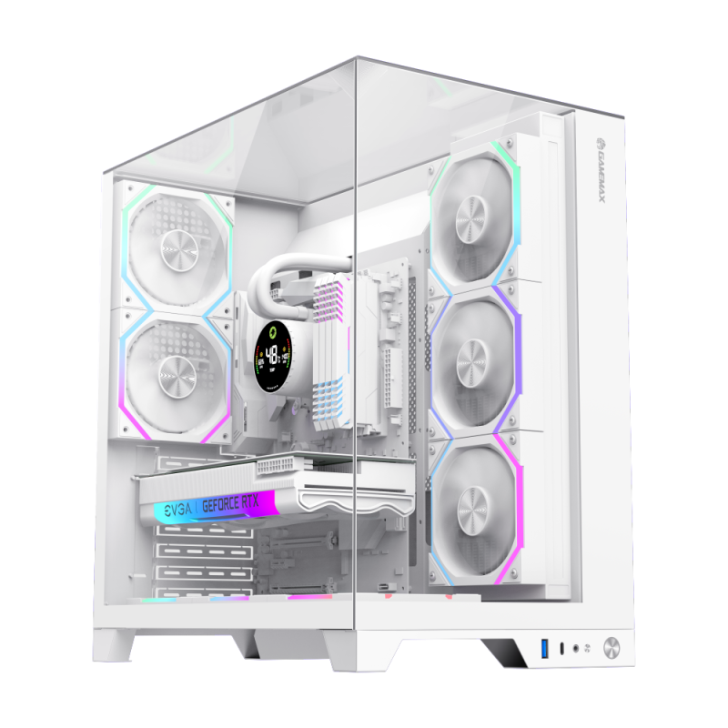 CASE ATX INFINITY PRO WT, 1xUSB 3.0, USB TYPE C, CHASIS VIDRIO TEMPLADO SUPERIOR, LATERAL Y FRONTAL. Medidas: 418 x 272 x 454mm, 1x3.5HDD, 3x3.5SDD interno, Color: Blanco