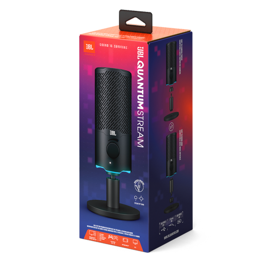 MICRÓFONO JBL GAMING QUANTUM STREAM USB DUAL CONDENSER