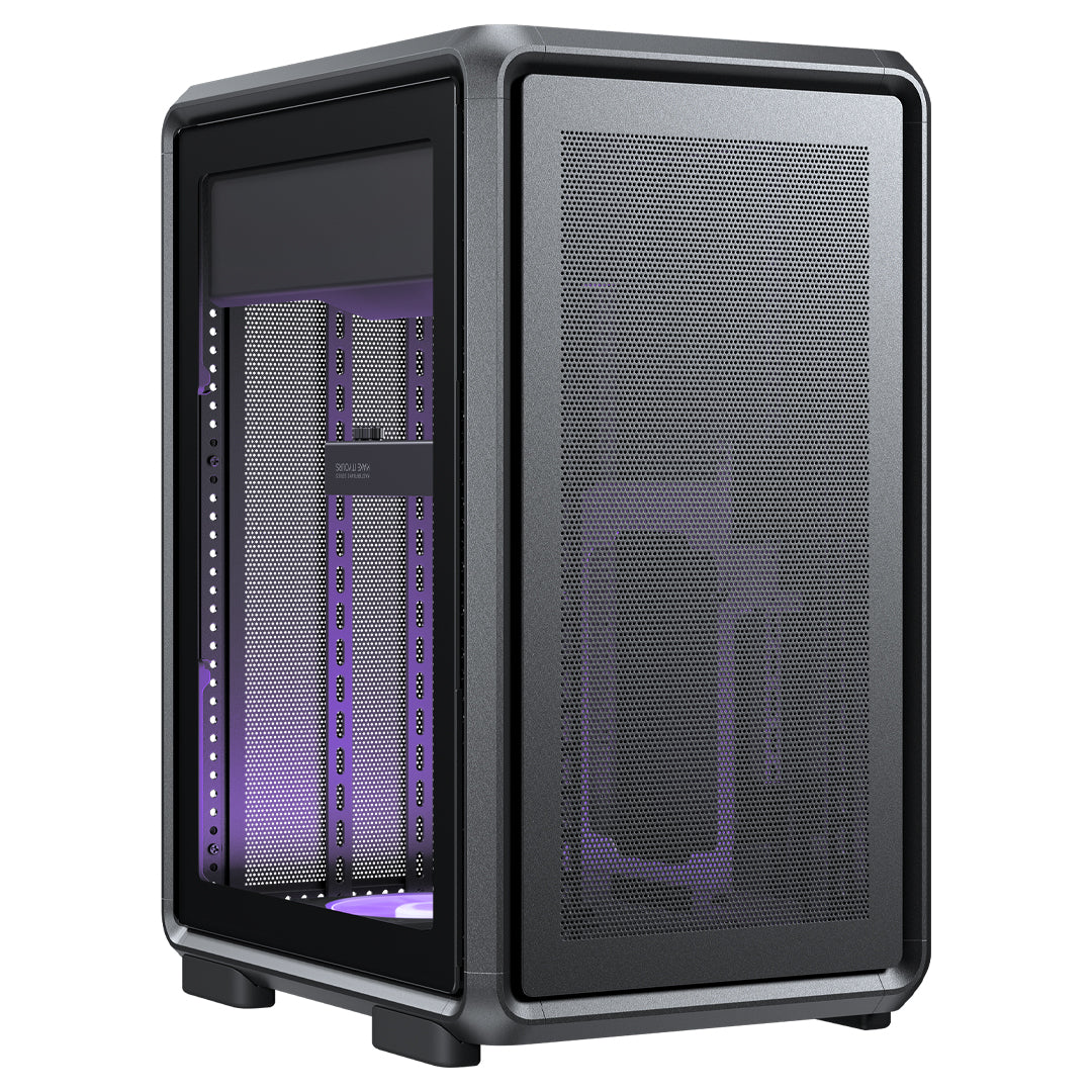 Gabinete Cooler Master MasterFrame 400 Mesh Black Micro-ATX