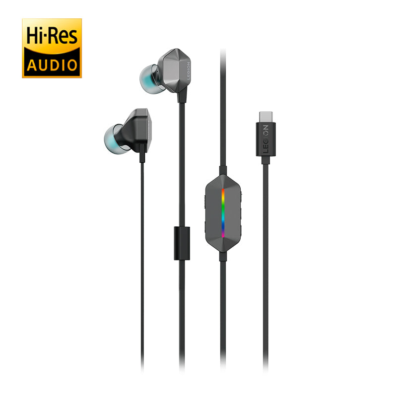 Auriculares intrauditivos (In-Ear) para juegos, Lenovo Legion E510 7.1 RGB – GXD1N40797