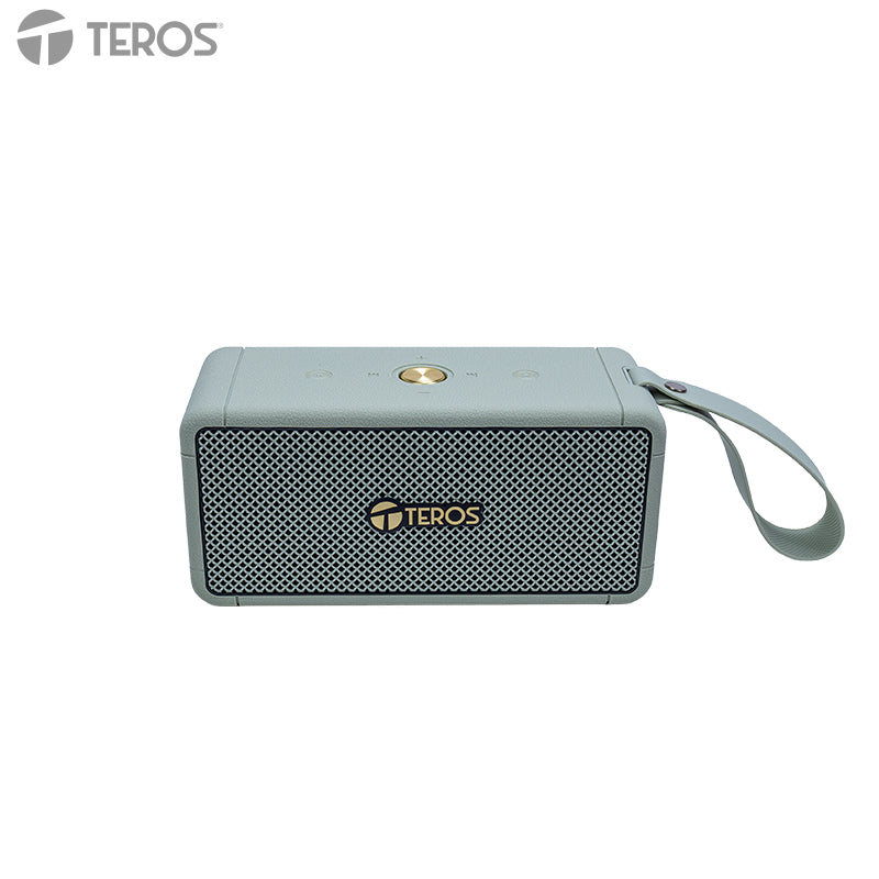 Parlante inalámbrico Teros Legacy LEG-6052GR, Bluetooth 5.3, 40 W, 4000 mAh, USB – LEG6052