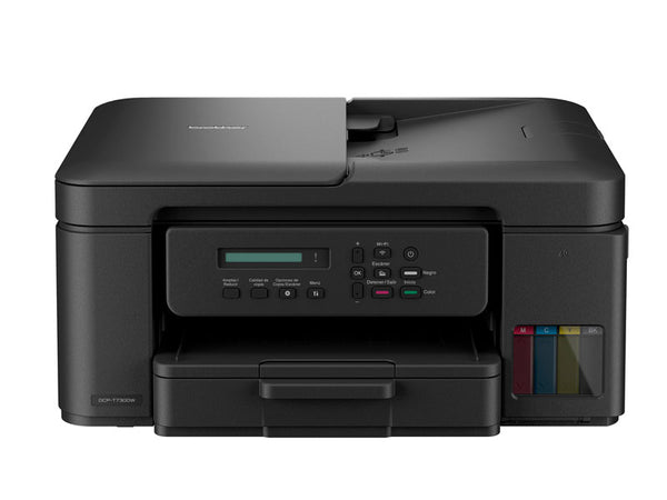 BROTHER DCP-T730DW MULTIFUNCIONAL TANQUE DE TINTA, IMPRESIÓN, COPIA Y ESCANEO, WIFI, DOBLE CARA AUTOMÁTICA, ALTA VELOCIDAD Y CALIDAD, IDEAL PARA OFICINA Y HOGAR