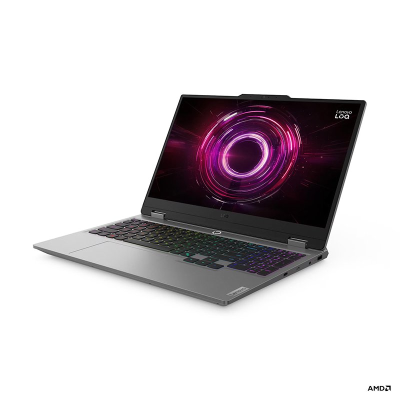 Lenovo LOQ 15AHP10 notebook gaming 83JG00BBLM vista lateral
