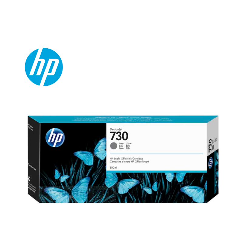 Hp Cartucho de tinta HP 730 Alto Rendimiento Inyección de tinta - Gris - Original - Inyección de tinta - Alto Rendimiento