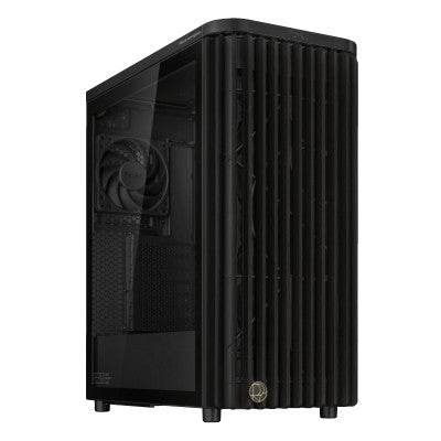 GABINETE ASUS PROART PA401 WOOD TG – MID-TOWER ATX, PANEL DE VIDRIO TEMPLADO, FRENTE DE MADERA FSC, VENTILADORES FRONTALES 160 MM DOBLES, USB-C 20-GBPS