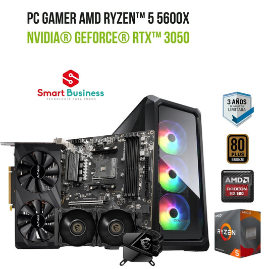 PC Gamer  AMD Ryzen™ 5 5600X -  T. Video NVIDIA® GeForce®  RTX™ 3050