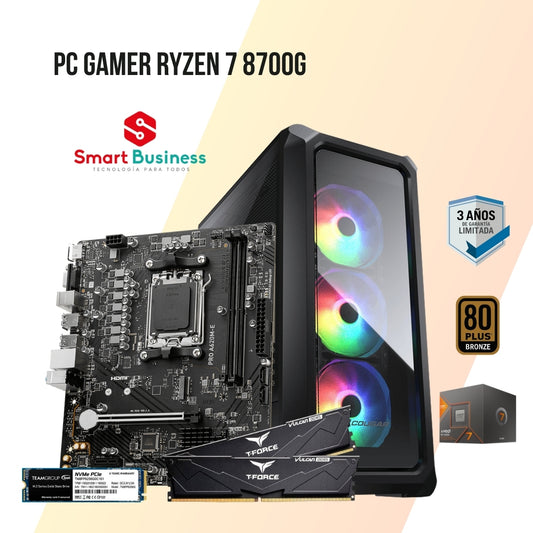 PC Gamer AMD Ryzen™ 7 8700G - A620M DDR5