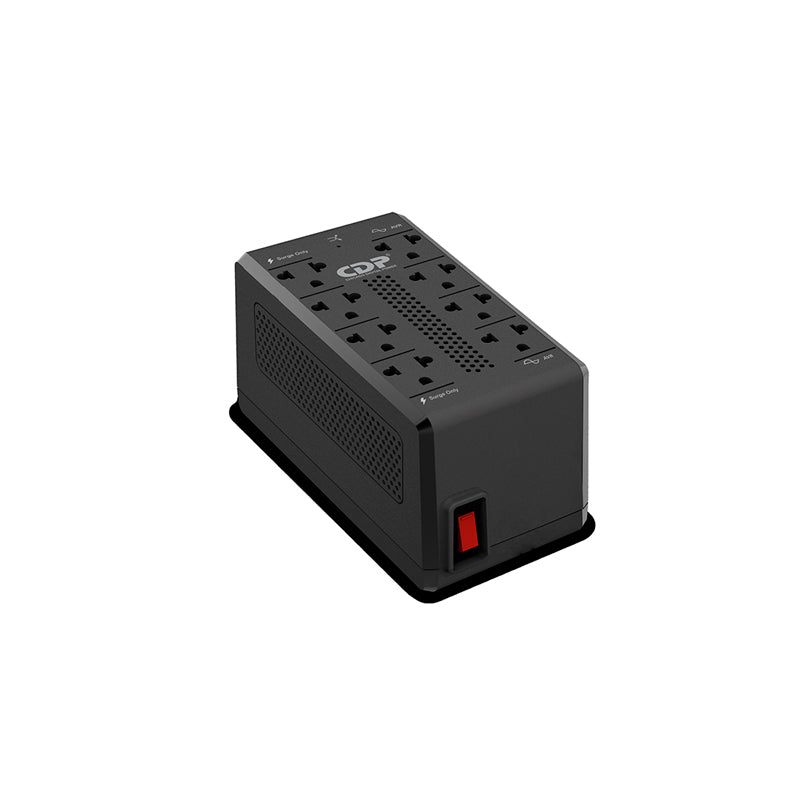 Estabilizador automatico de voltaje con supresion de picos CDP RUAVR1408i, 1400VA / 700 W – R-AVR1408I