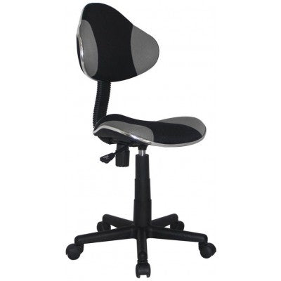 XTECH QZY-G2B – SILLA DE OFICINA CANNES • COLOR NEGRO/GRIS • ERGONÓMICA Y AJUSTABLE • DISEÑO MODERNO Y RESISTENTE