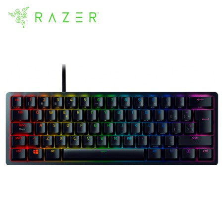 TECLADO RAZER MINI OPTO 60% MECANICO HUNTSMAN | CHROMA | SP | BLACK | SWITCH PURPURA (RZ03-03392900-R311)