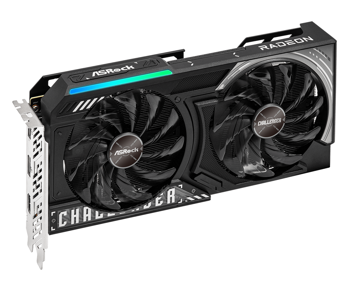 TARJETA DE VIDEO ASROCK VGA 8G AR RX9060XT CHALL GDDR6
