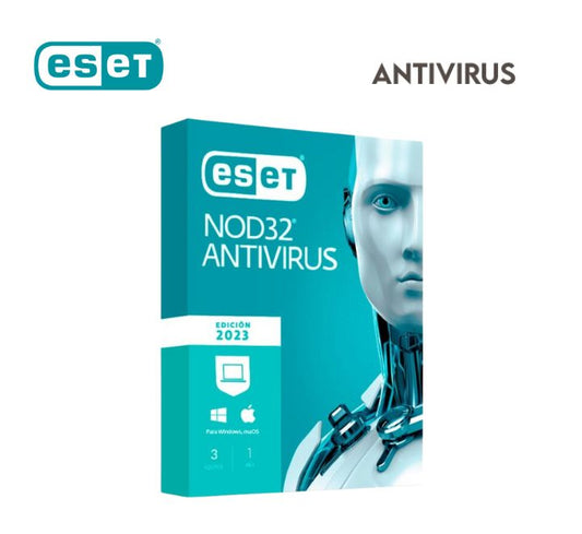 Antivirus Eset Nod 32 Internet Security (S11020201) 2023 | 3 Pcs | 12 Meses