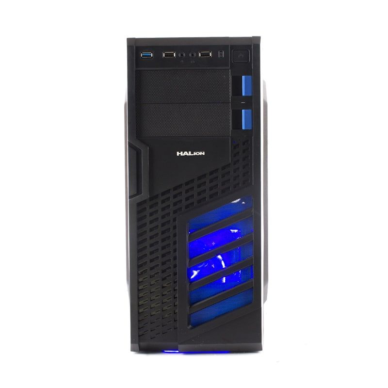 CASE ATX SCORPION 5906 FUENTE 400W, 1xUSB 2.0, 1x USB3.0, Audio HD, 1x12CM LED AZUL COOLER. Medidas: 405 x 178 x 415mm 2x3.5HDD, 2x2.5SDD interno