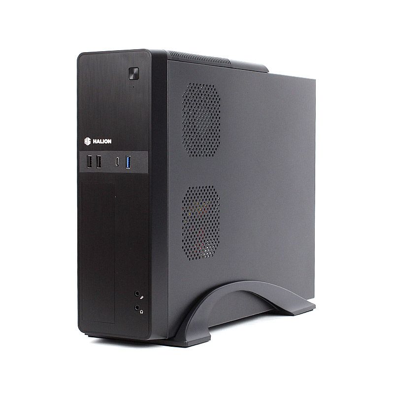 CASE SLIM SUPRA-PRO S615 FUENTE 350W, 1xUSB3.0,2xUSB 2.0, TYPE-C, Audio HD, 1X8CM COOLER Medidas: 393 x 90.5 x 305mm 2x3.5HDD, 2x2.5SDD interno