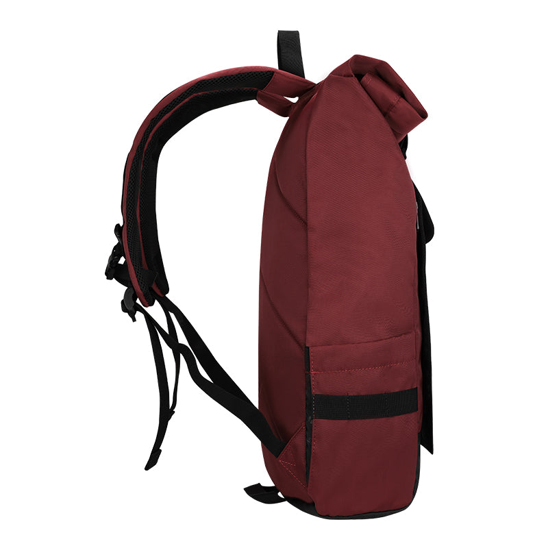 MOCHILA TEROS AMD TE-9042R PARA LAPTOPS DE HASTA 15.6", DISEÑO EJECUTIVO Y ERGONÓMICO, COLOR VINO Y NEGRO