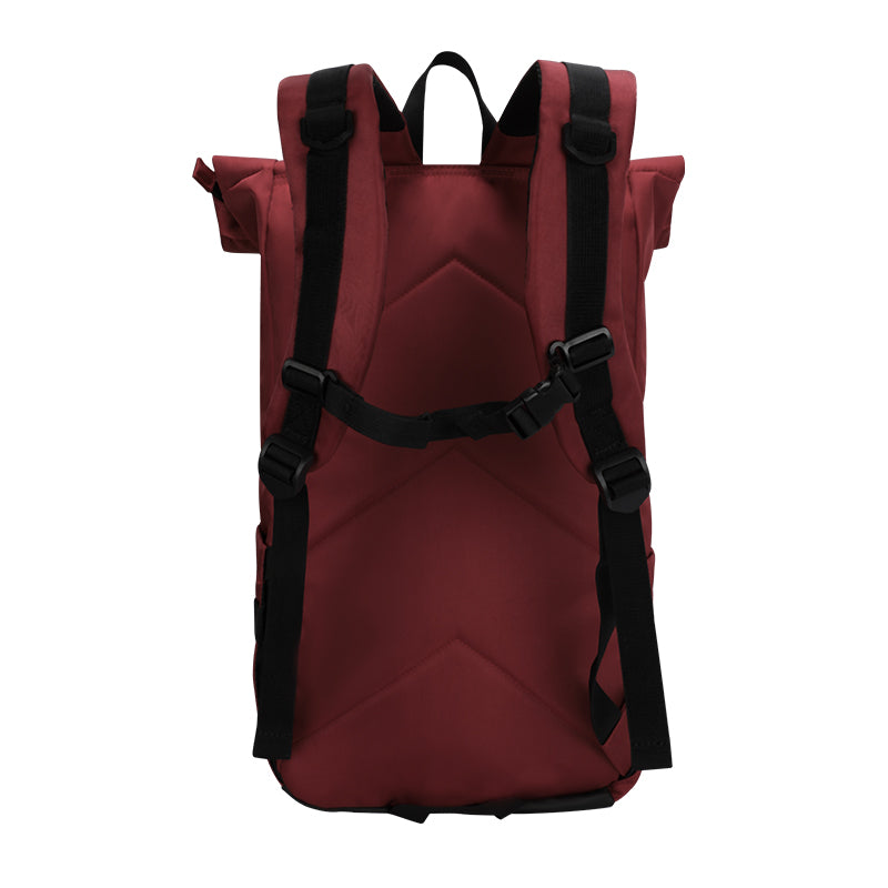 MOCHILA TEROS AMD TE-9042R PARA LAPTOPS DE HASTA 15.6", DISEÑO EJECUTIVO Y ERGONÓMICO, COLOR VINO Y NEGRO
