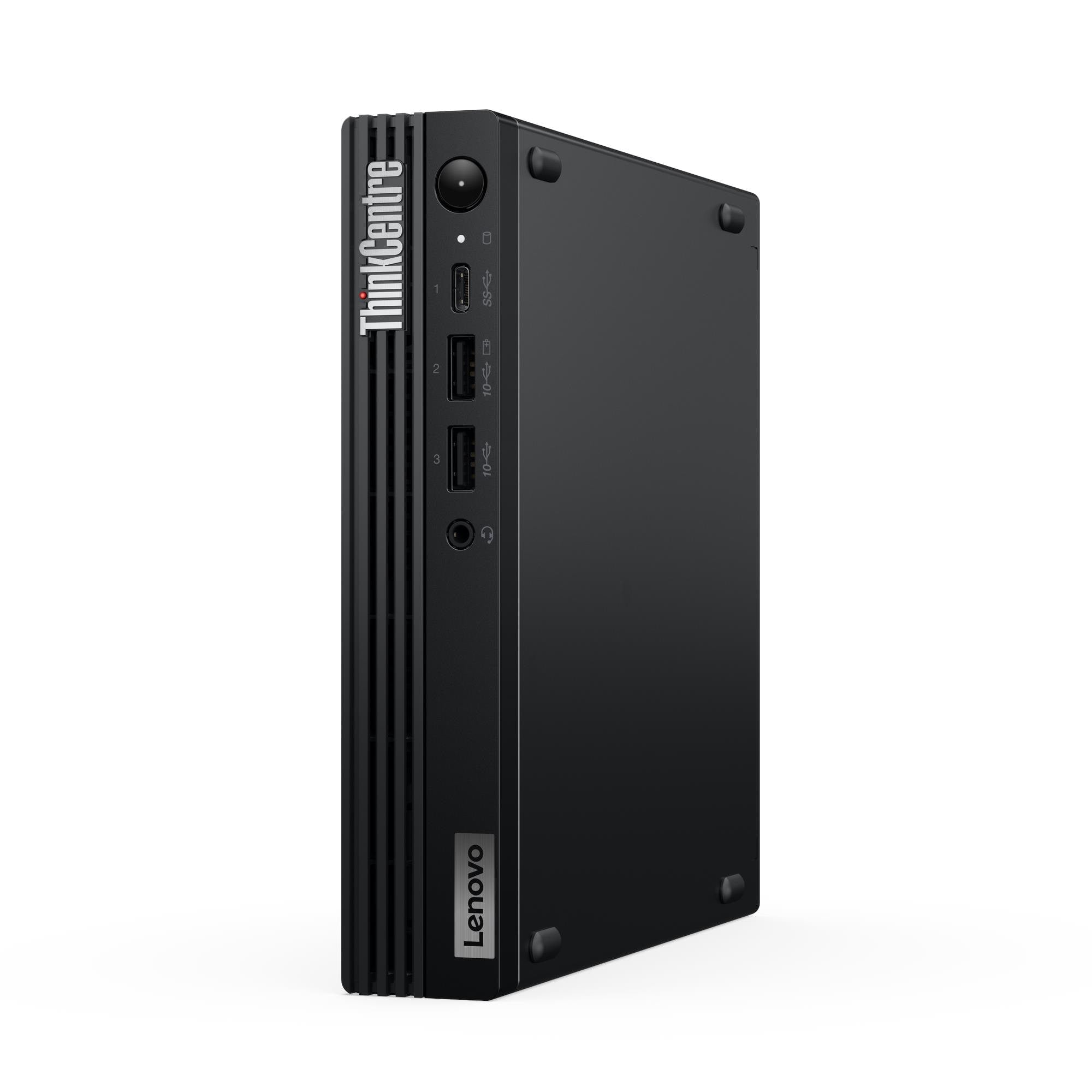 Lenovo ThinkCentre M70q Gen 5 Mini PC, Intel Core i5 14.ª Gen (i5‑14400T), 8GB DDR5, 512GB SSD, Windows 11 Pro, UHD Graphics 730, Wi‑Fi 6, teclado en español, diseño compacto y eficiente