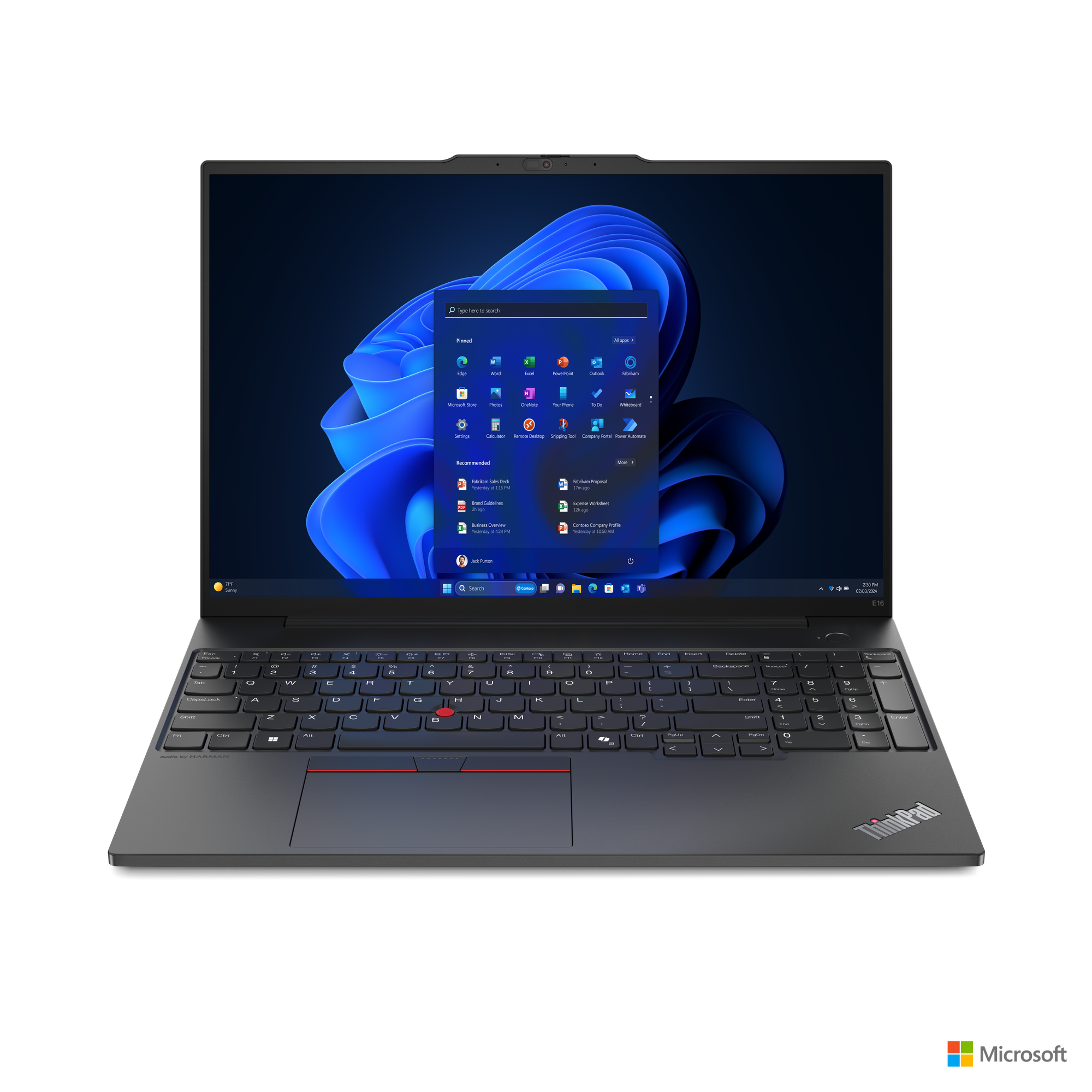 NOTEBOOK THINKPAD E16 GEN 2 INTEL CORE ULTRA 5 125U 16GB 1TB SSD M.2 2242 WINDOWS 11 PRO