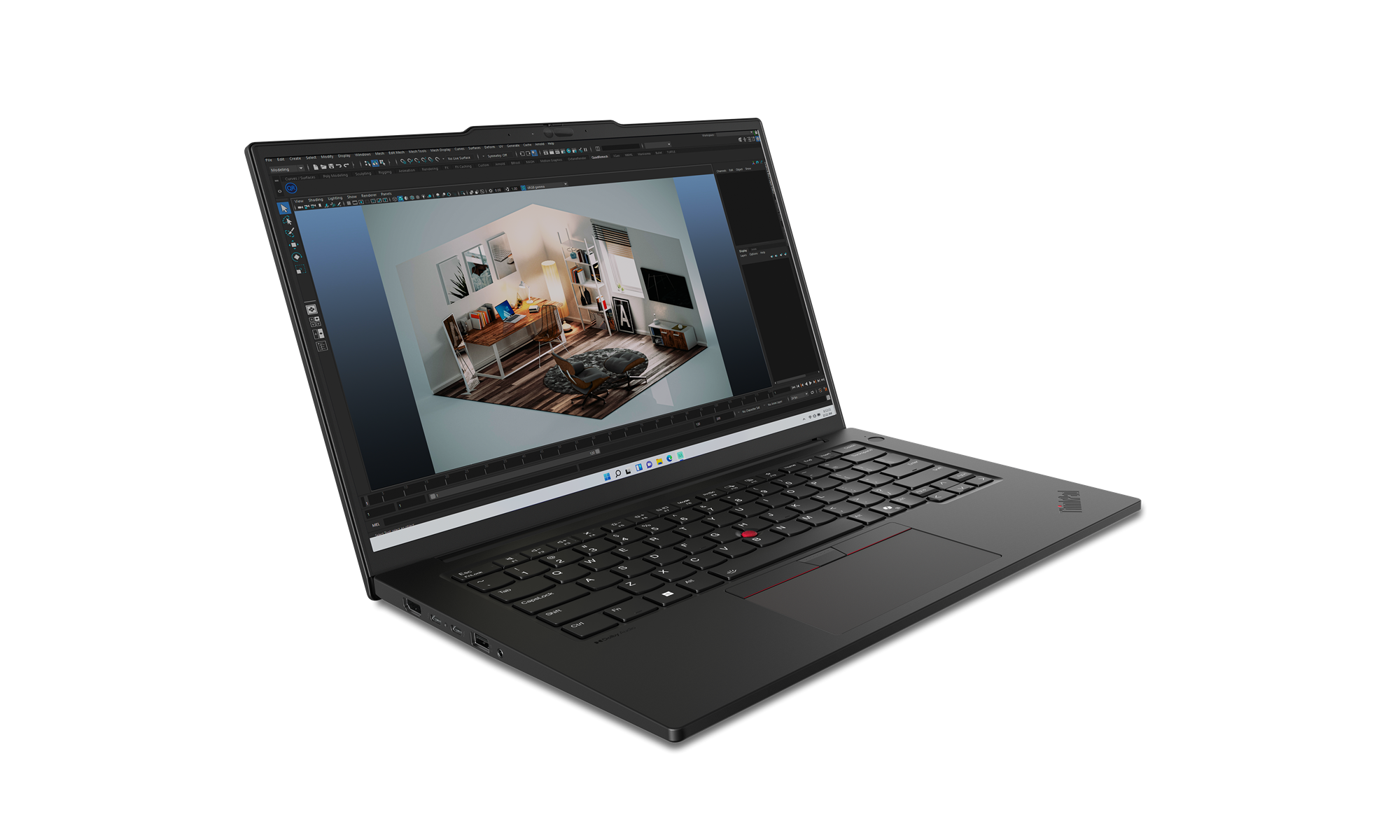 NOTEBOOK WORKSTATION MOBILE LENOVO THINKPAD P14S G5 14' WUXGA, INTEL CORE ULTRA 7 155H, 16GB RAM, 512GB SSD, 4GB GPU, IDEAL PARA PROFESIONALES Y CREATIVOS.