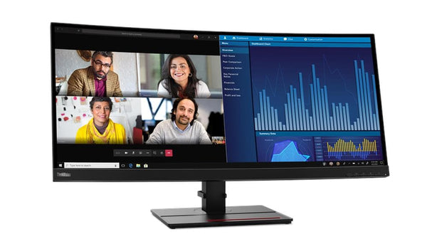 MONITOR LENOVO THINKVISION E24-30 23.8" FHD IPS 100HZ | DISEÑO ERGONÓMICO CON SOPORTE AJUSTABLE | CONECTIVIDAD HDMI, VGA Y DISPLAYPORT | CERTIFICACIÓN TÜV RHEINLAND