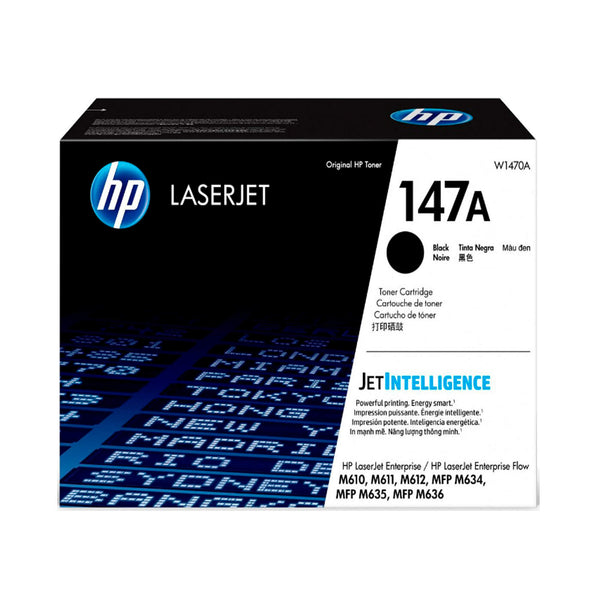 Toner HP W1470A (147A) Negro M610 / M634 / M636 10,500 Paginas