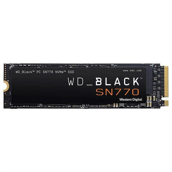 UNIDAD DE ALMACENAMIENTO SSD M.2 PCIE WESTERN DIGITAL 2TB NVME BLACK SN770 | 2280 (WDS200T3X0E) 5150MB/S