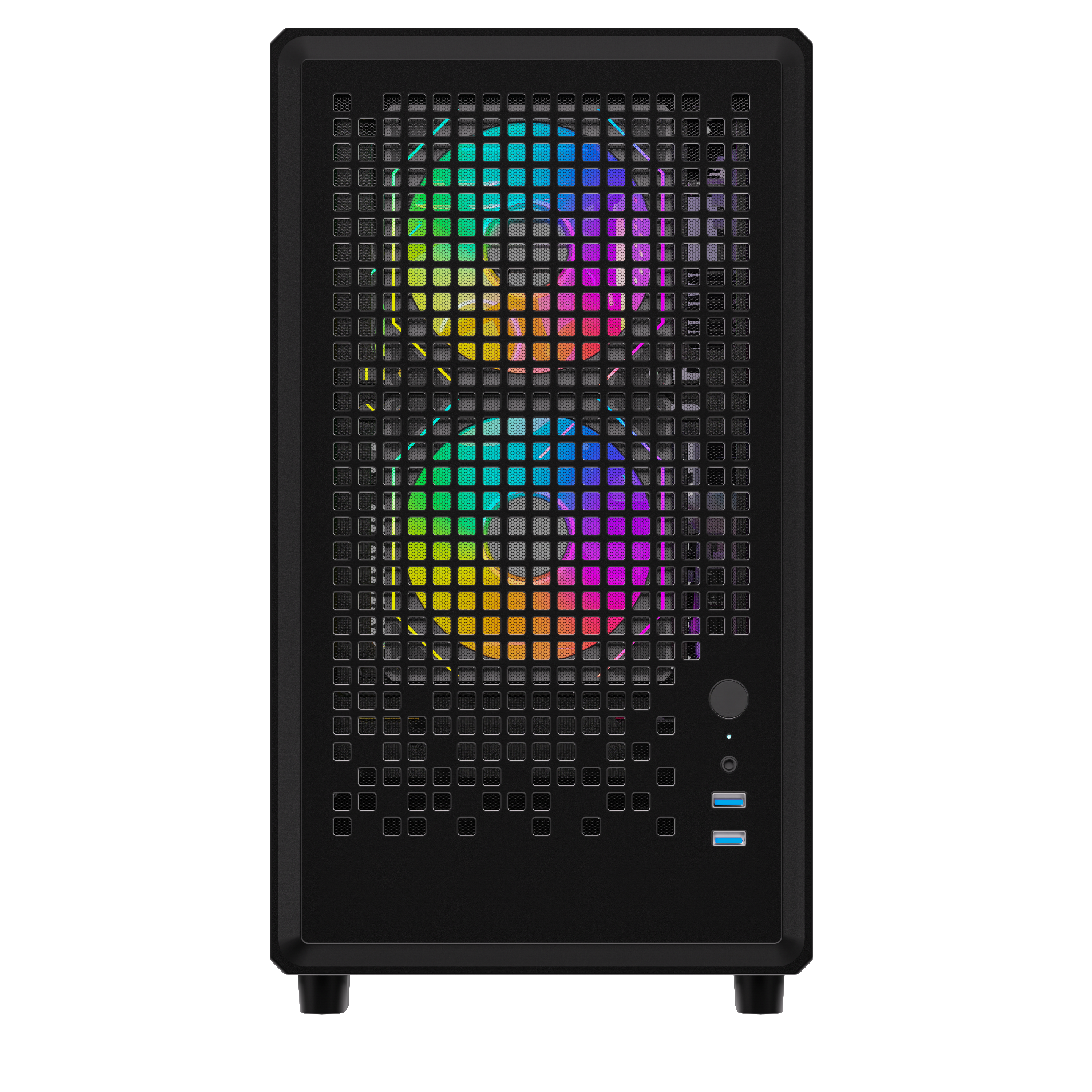 CASE MATX WIND SHELL G2, Case sin Fuente, 2xUSB 3.0, 1xTRRS, VT lateral, Malla frontal, CHASIS superior, delantero, posterior, Medidas: 352 x 220 x 400mm, 1x3.5HDD, 2x2.5SDD interno