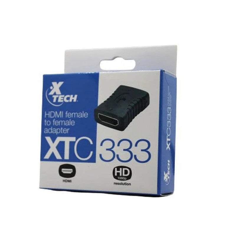 ADAPTADOR XTECH XTC333 CON CONECTOR HDMI HEMBRA A HEMBRA